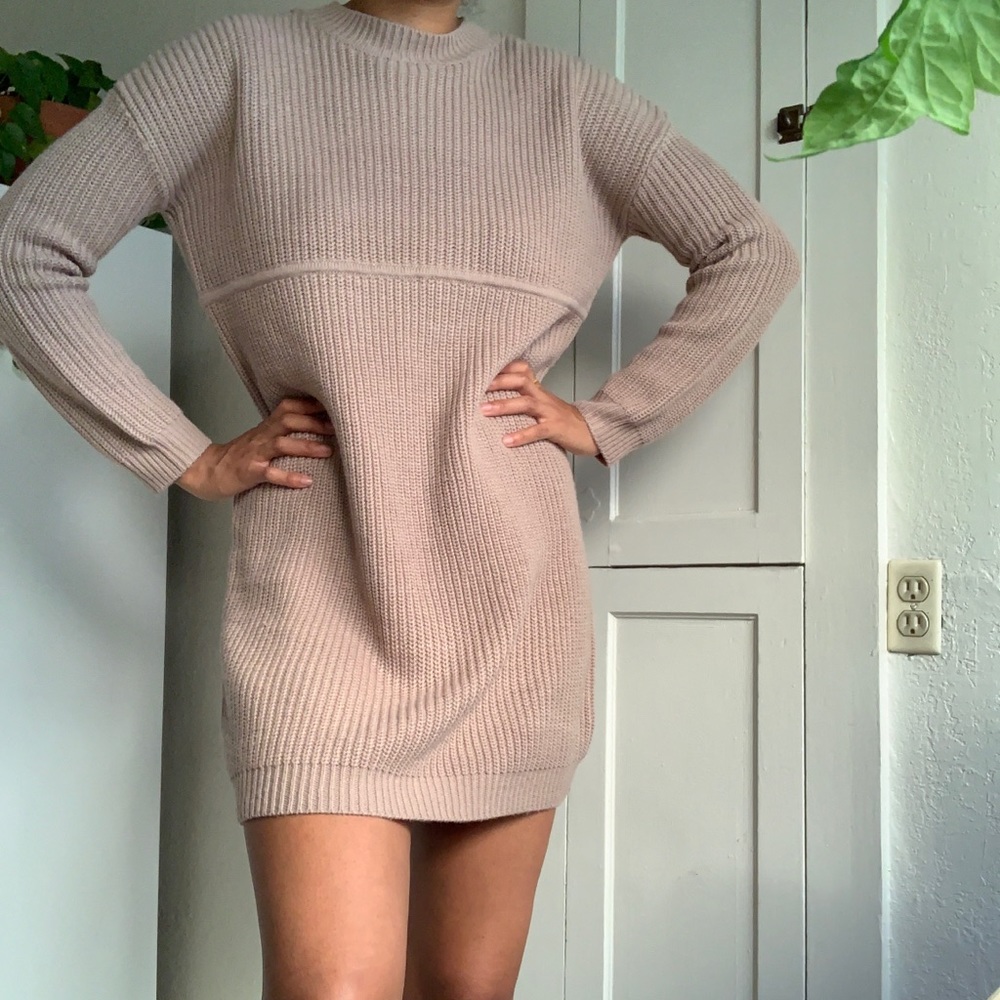 Oatmeal Sweater Dress From Asos